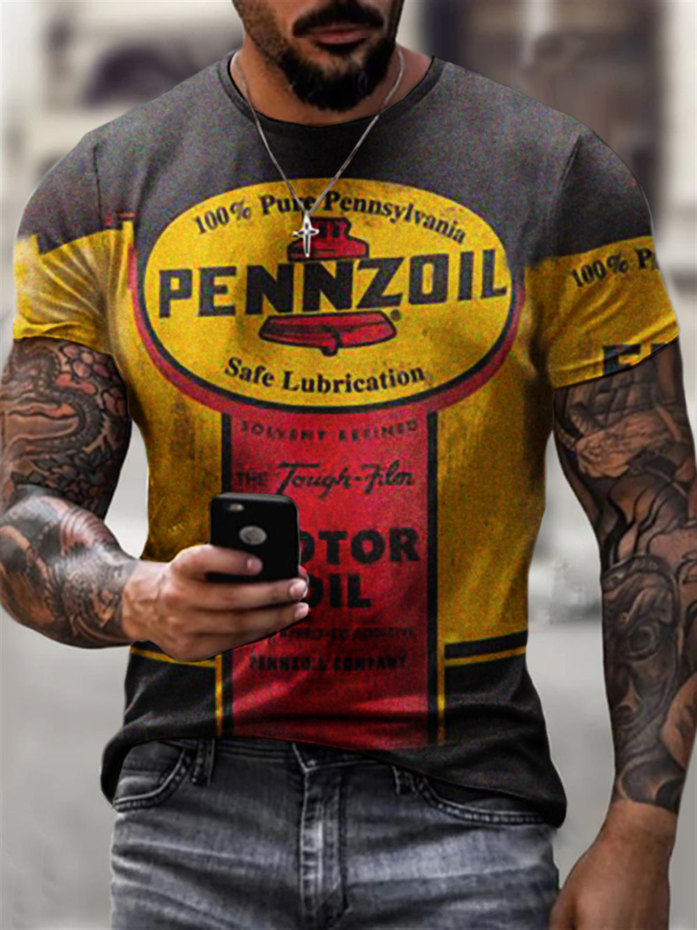 Fashion Sportsman Style Short Sleeve T-shirt