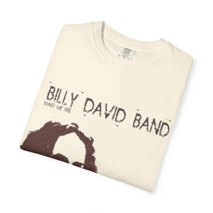 Band Graphic T-Shirt - 'Billy David Band' Vintage Portrait Tee