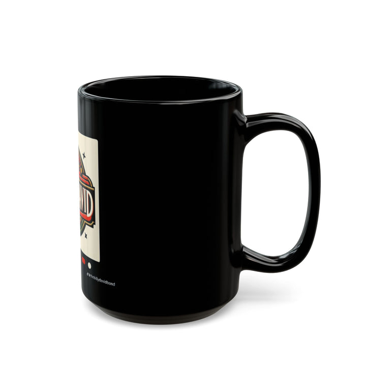 Billy David Band Ceramic Mug — Retro Guitar Logo Coffee Cup (11oz, 15oz)
