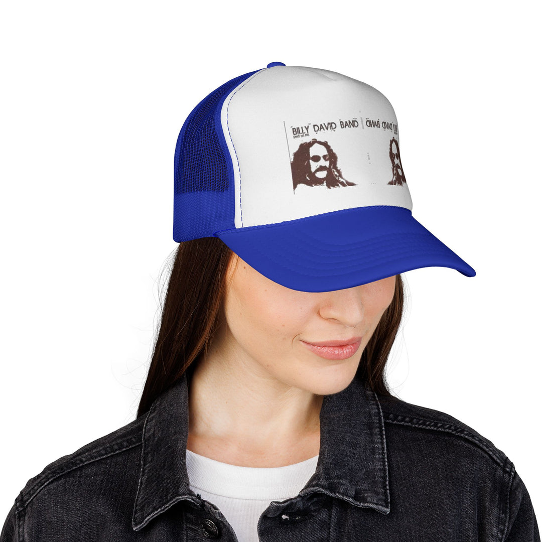 Billy David Band Trucker Cap – Retro Rock Mesh Hat