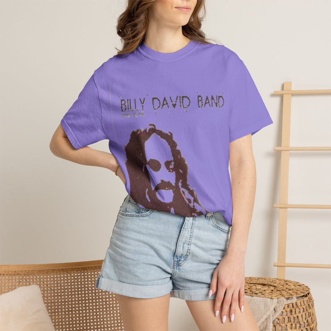Band Graphic T-Shirt - 'Billy David Band' Vintage Portrait Tee