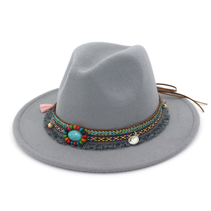 Retro flat brim hat