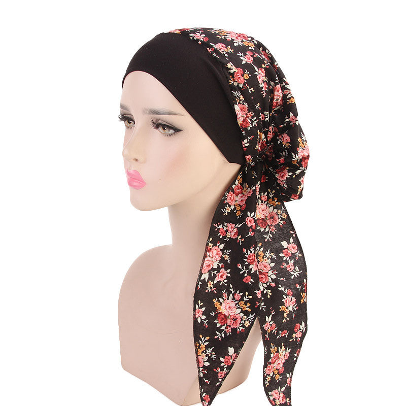 Elastic bandana hat