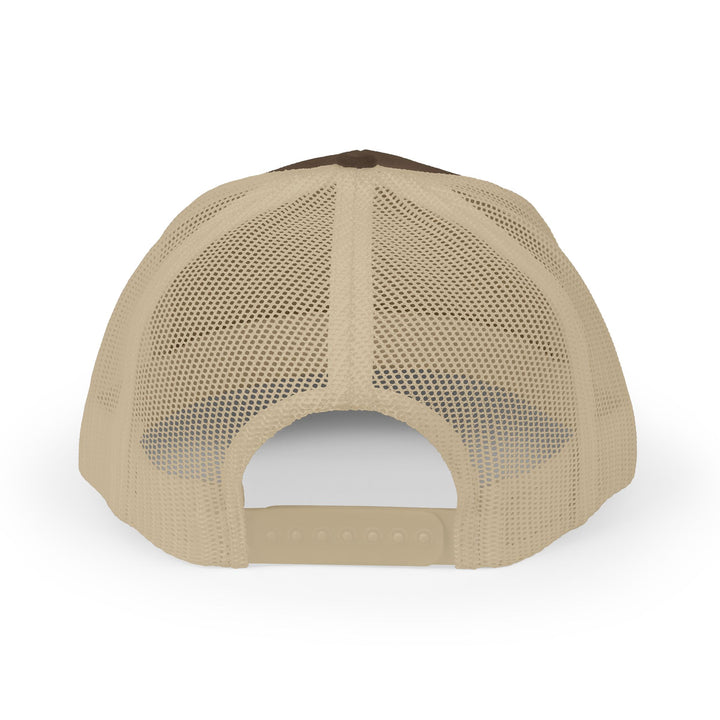 Trucker Cap — Blue Oxford Band Vintage Logo Snapback