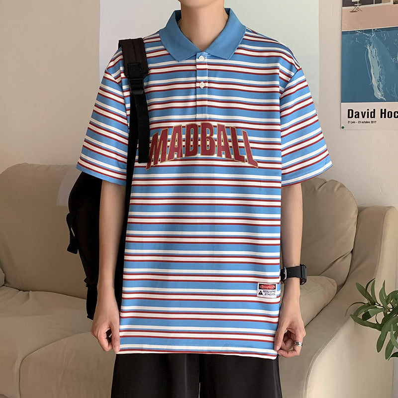 Hong Kong Style Loose Short Sleeve T-shirt