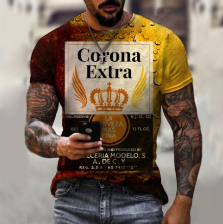 Fashion Sportsman Style Short Sleeve T-shirt