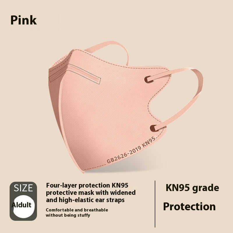 Three-dimensional Kn95 Disposable Four-layer Color Mask
