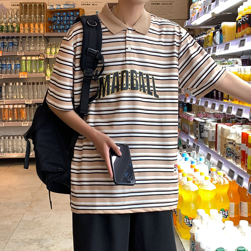 Hong Kong Style Loose Short Sleeve T-shirt