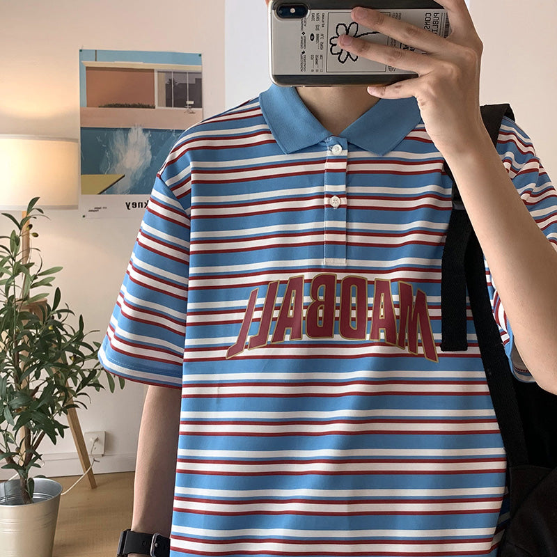 Hong Kong Style Loose Short Sleeve T-shirt