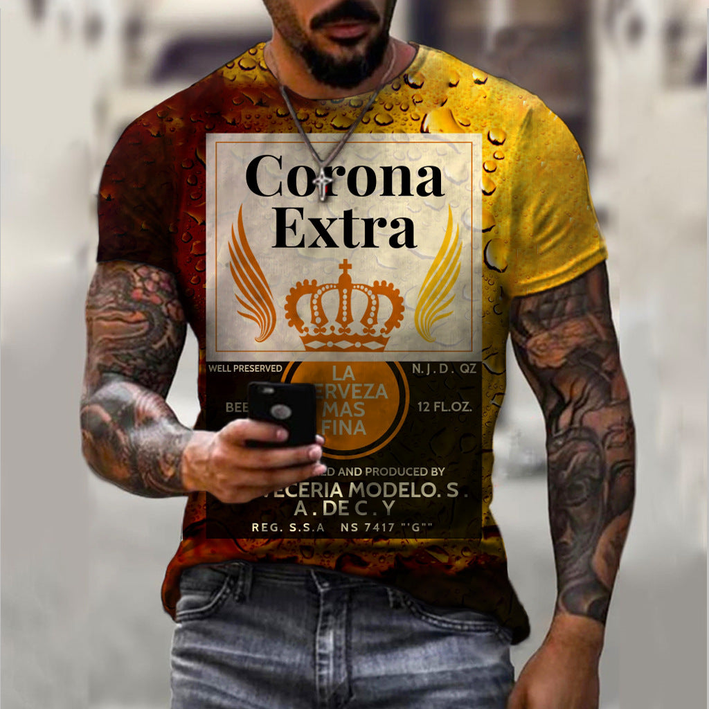 Fashion Sportsman Style Short Sleeve T-shirt