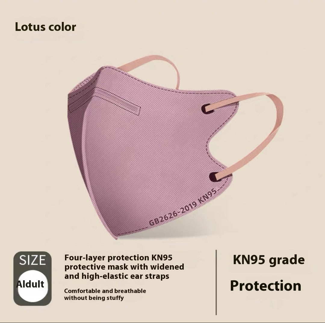 Three-dimensional Kn95 Disposable Four-layer Color Mask