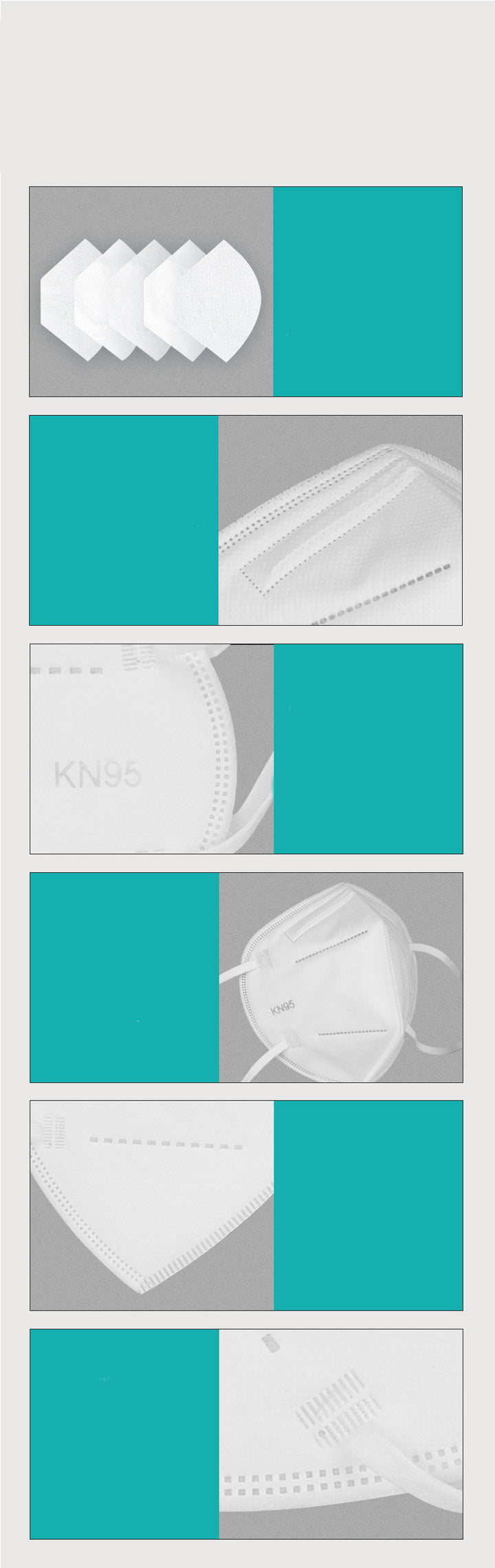 3D KN95 Five-layer Protective Mask