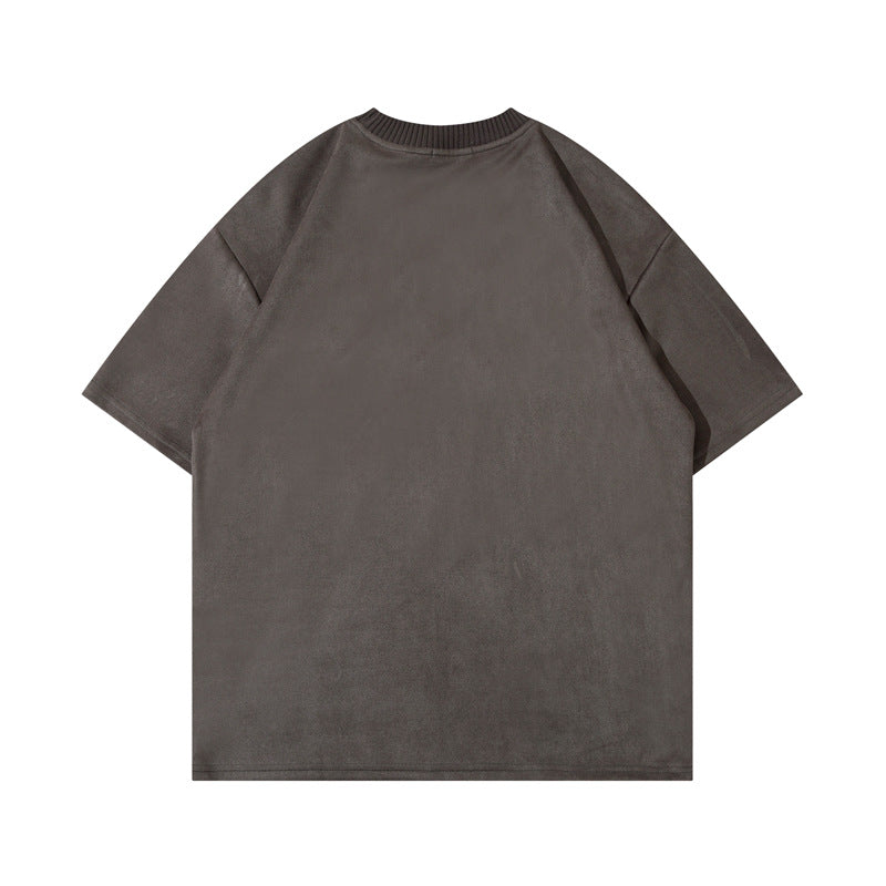 Men's Vintage Letter Embroidered T-shirt